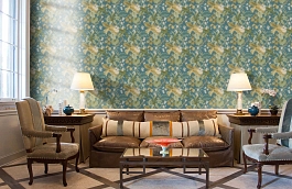 Обои CR3002 фото в интерьере кабинета превью