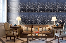 Обои CR6001 фото в интерьере кабинета превью