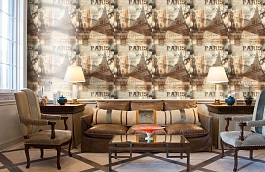 Обои EW 2102 фото в интерьере кабинета превью