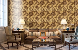 Обои FG057T49 фото в интерьере кабинета превью