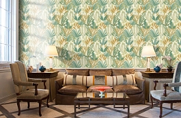 Обои JF3702 фото в интерьере кабинета превью