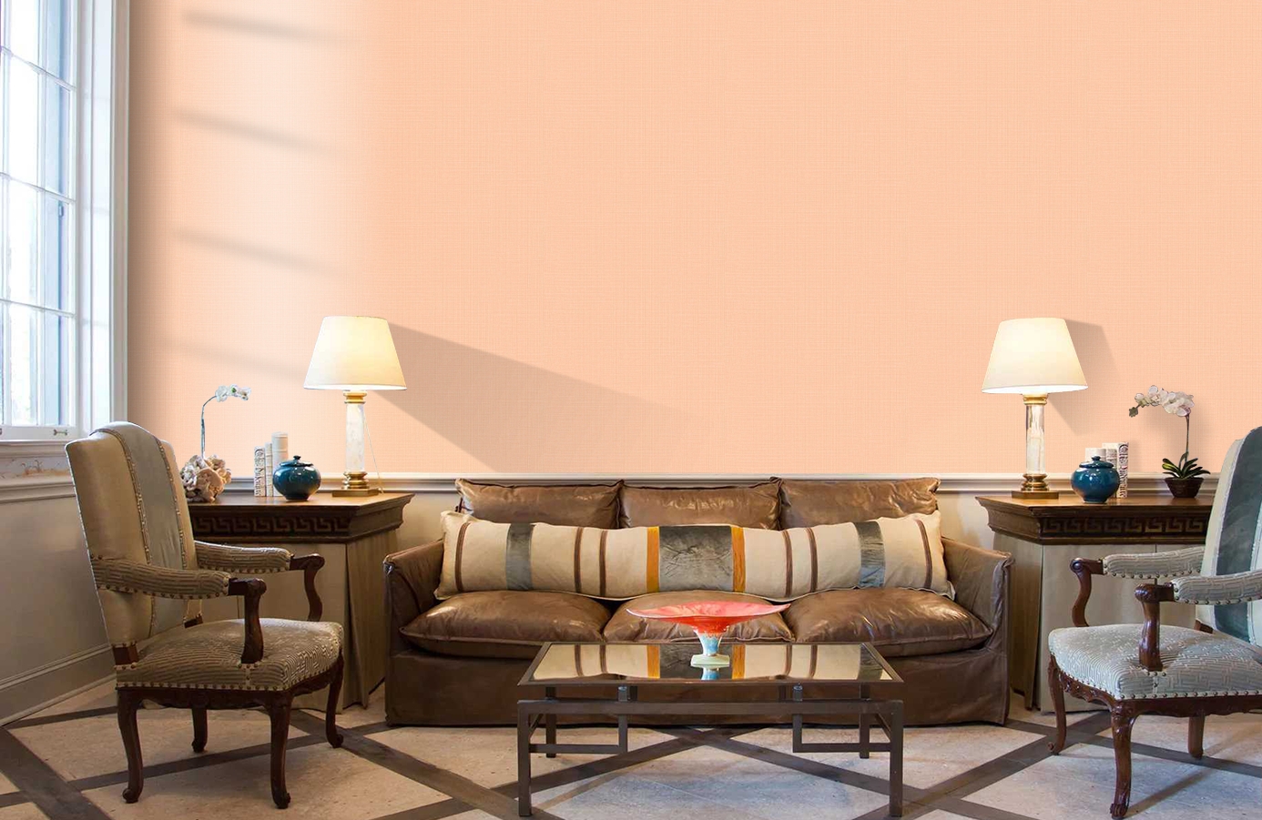 Обои JR1004 фото в интерьере кабинета