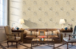 Обои SD 3301 фото в интерьере кабинета превью