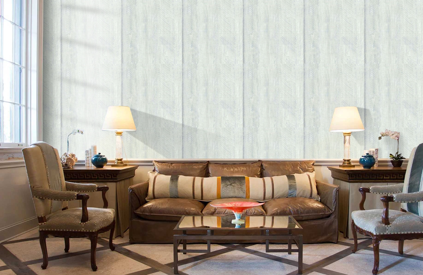 Обои LC30805 фото в интерьере кабинета