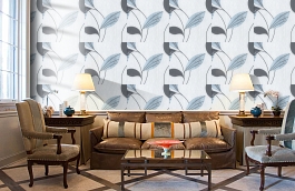 Обои 55319 фото в интерьере кабинета превью