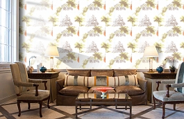 Обои 55341 фото в интерьере кабинета превью