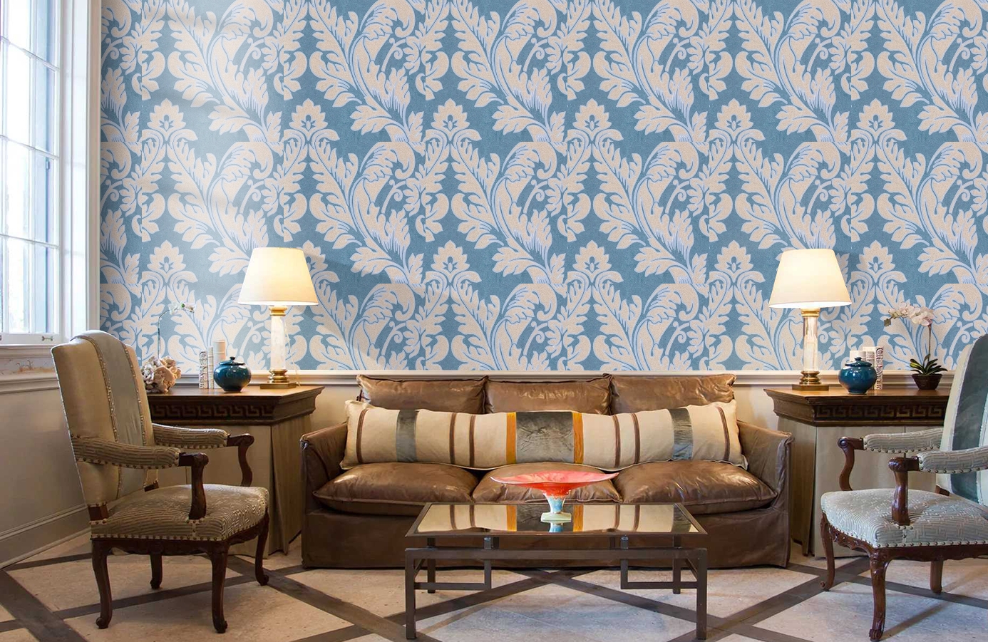 Обои 56802 фото в интерьере кабинета