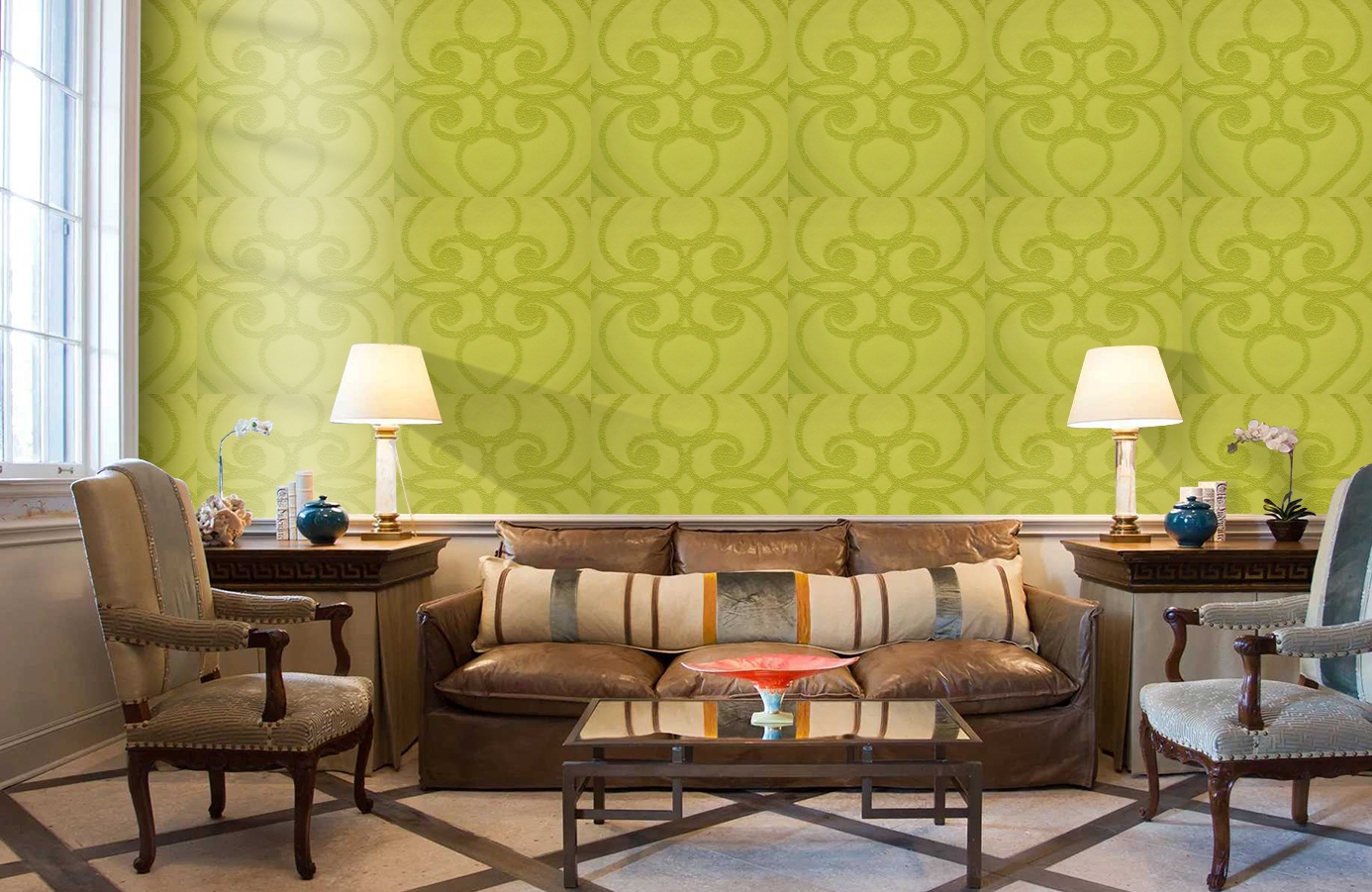 Обои 9429 фото в интерьере кабинета