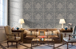 Обои 073521 фото в интерьере кабинета превью