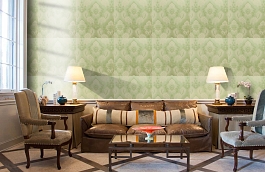 Обои 075853 фото в интерьере кабинета превью