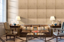 Обои 075891 фото в интерьере кабинета превью