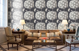 Обои 1936-905 фото в интерьере кабинета превью