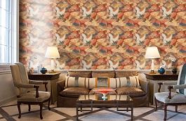 Обои 409345 фото в интерьере кабинета превью