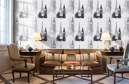 Обои 734805 фото в интерьере кабинета превью