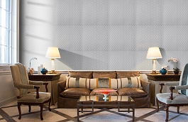 Обои 78015 фото в интерьере кабинета превью