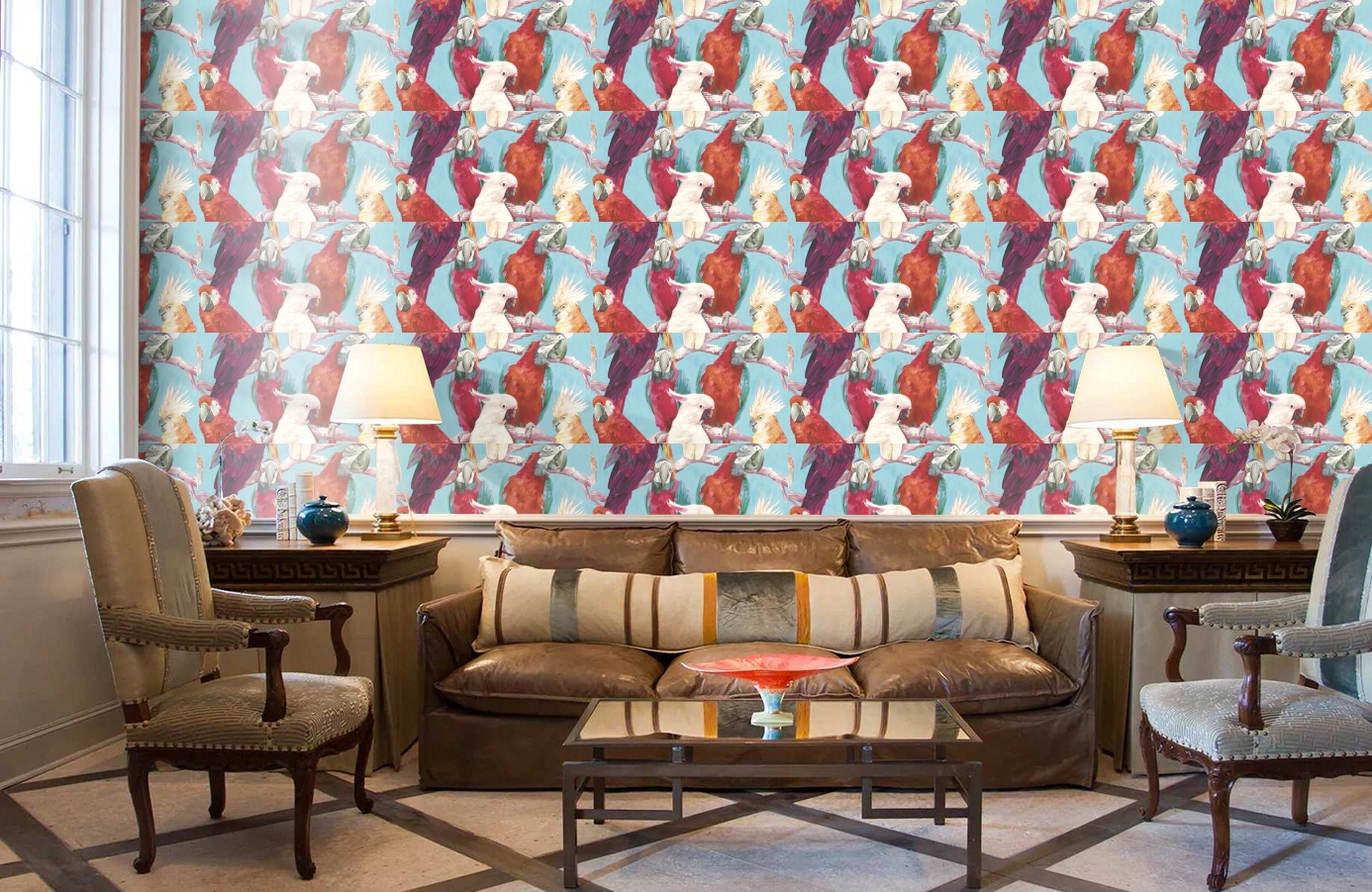 Обои 803112 фото в интерьере кабинета