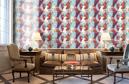 Обои 803112 фото в интерьере кабинета превью