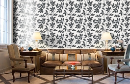 Обои 2969-3 фото в интерьере кабинета превью