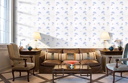 Обои 4911-4 фото в интерьере кабинета превью