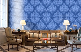 Обои 5144-2 фото в интерьере кабинета превью