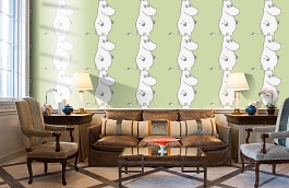 Обои 5181-3 фото в интерьере кабинета превью