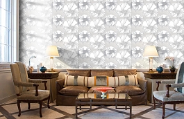 Обои 5244-1 фото в интерьере кабинета превью