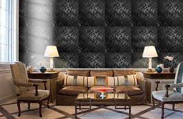 Обои 5246-6 фото в интерьере кабинета превью