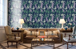 Обои 5265-1 фото в интерьере кабинета превью