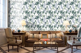 Обои 5265-2 фото в интерьере кабинета превью