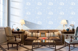 Обои 5350-3 фото в интерьере кабинета превью