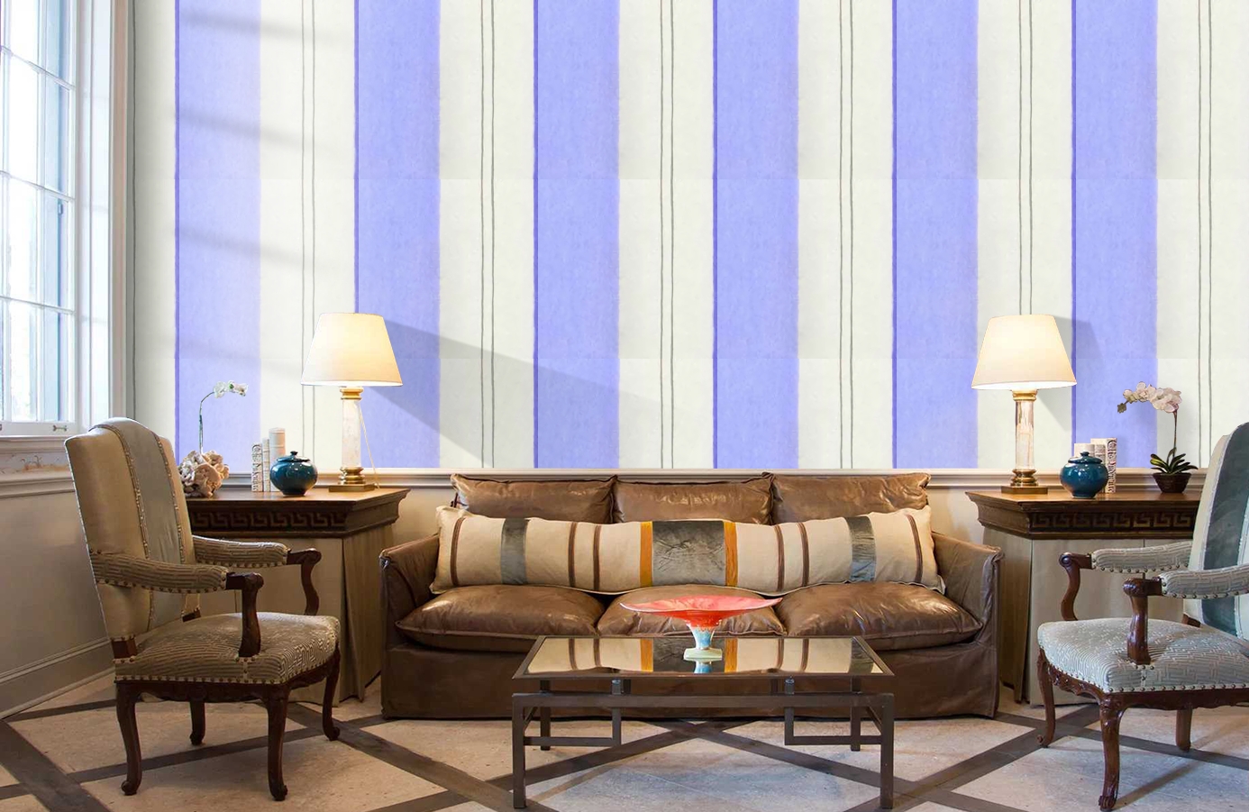 Обои 72250412 фото в интерьере кабинета