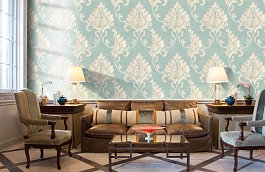 Обои МТ81612 фото в интерьере кабинета превью