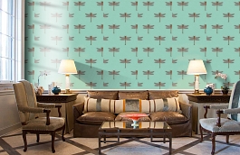 Обои ТА20304 фото в интерьере кабинета превью