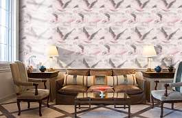 Обои WIL803 фото в интерьере кабинета превью