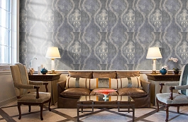 Обои XSS0706 фото в интерьере кабинета превью