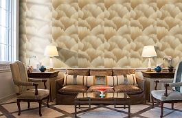 Обои BZ3007 фото в интерьере кабинета превью