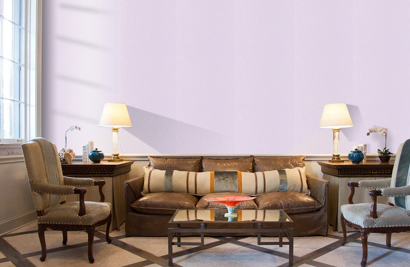 Обои 68525474 фото в интерьере кабинета