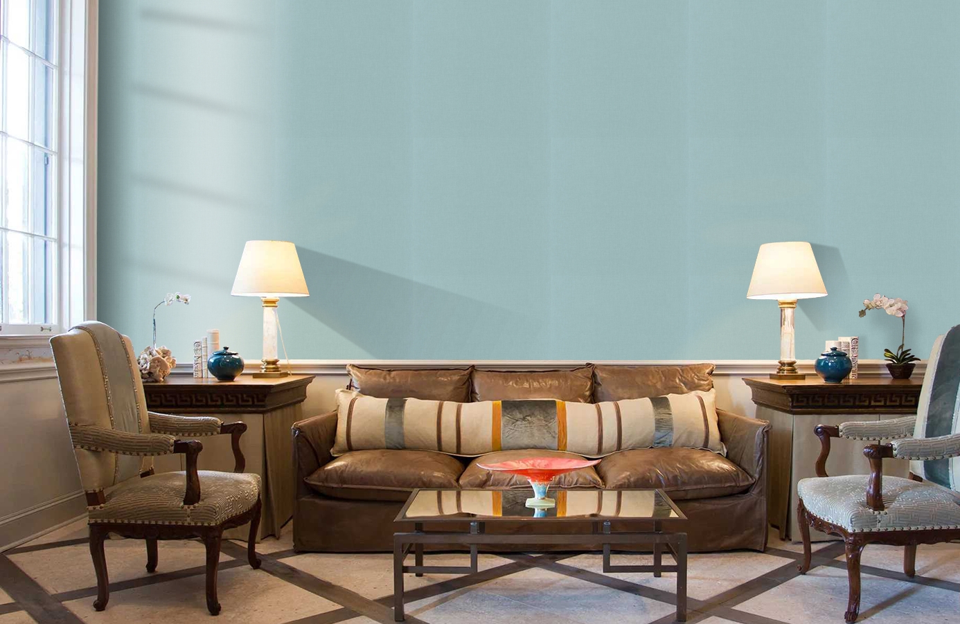 Обои 68526066 фото в интерьере кабинета