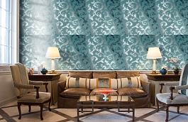 Обои 1328-40 фото в интерьере кабинета превью