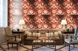 Обои 1330-14 фото в интерьере кабинета превью