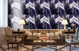 Обои 1331-51 фото в интерьере кабинета превью