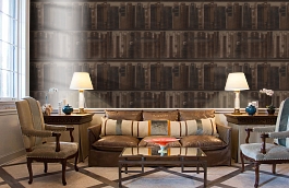Обои Library A Stone фото в интерьере кабинета превью