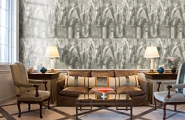 Обои Paintbox A Sepia PBX3A фото в интерьере кабинета превью