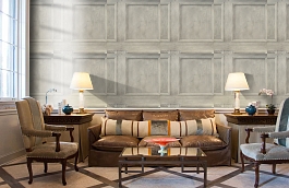 Обои Regent Gray RE04 фото в интерьере кабинета превью