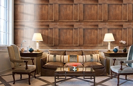 Обои Regent Oak RE06 фото в интерьере кабинета превью