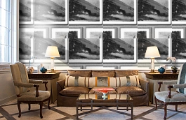 Обои Studio C Gray фото в интерьере кабинета превью