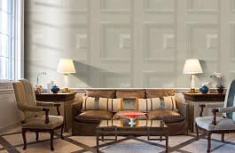 Обои Trianon Taupe TR05 фото в интерьере кабинета превью