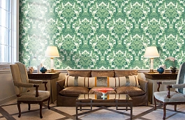 Обои 117-13040 фото в интерьере кабинета превью