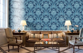 Обои 117-13041 фото в интерьере кабинета превью