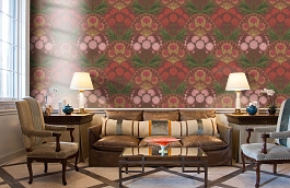 Обои 117-14046 фото в интерьере кабинета превью